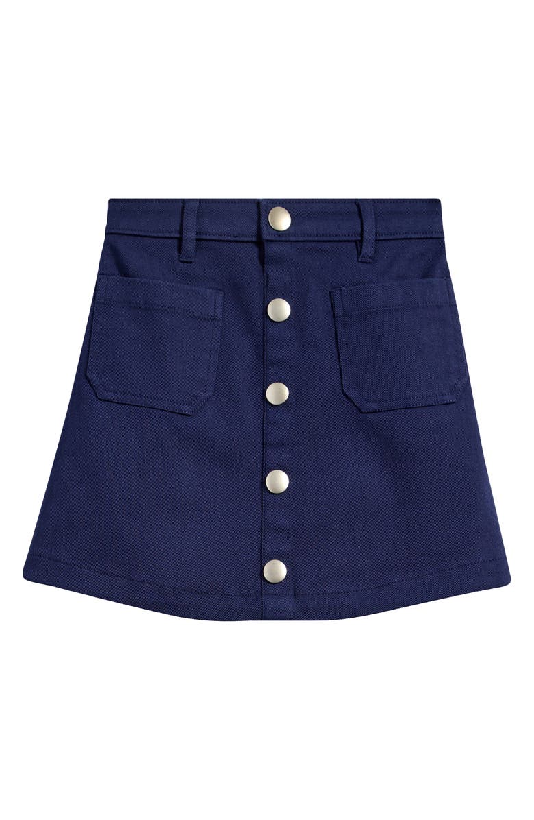 Nordstrom Kids' A-Line Cotton Twill Skirt, Main, color, 