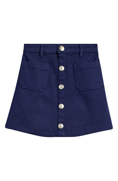 Kids' A-Line Cotton Twill Skirt (Toddler, Little Kid & Big Kid)
