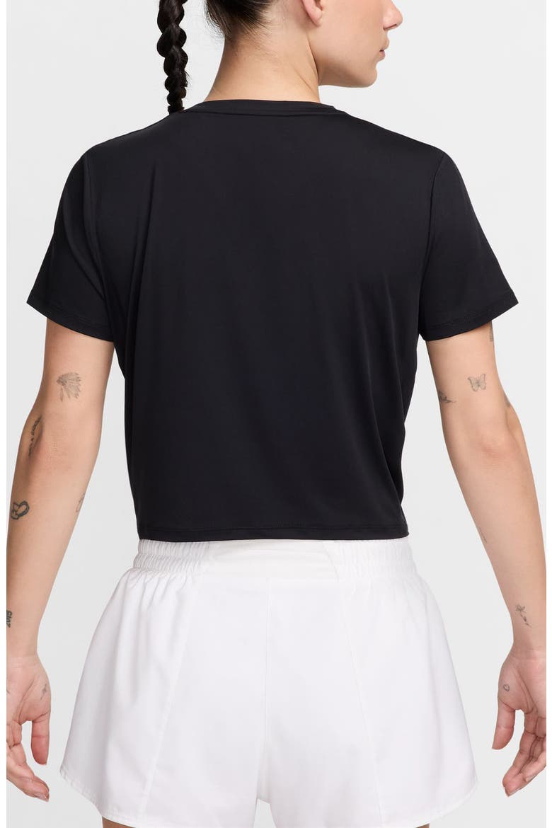 One Classic Dri-FIT Twist Front Top, Alternate, color, 010 010 BLACK/BLACK