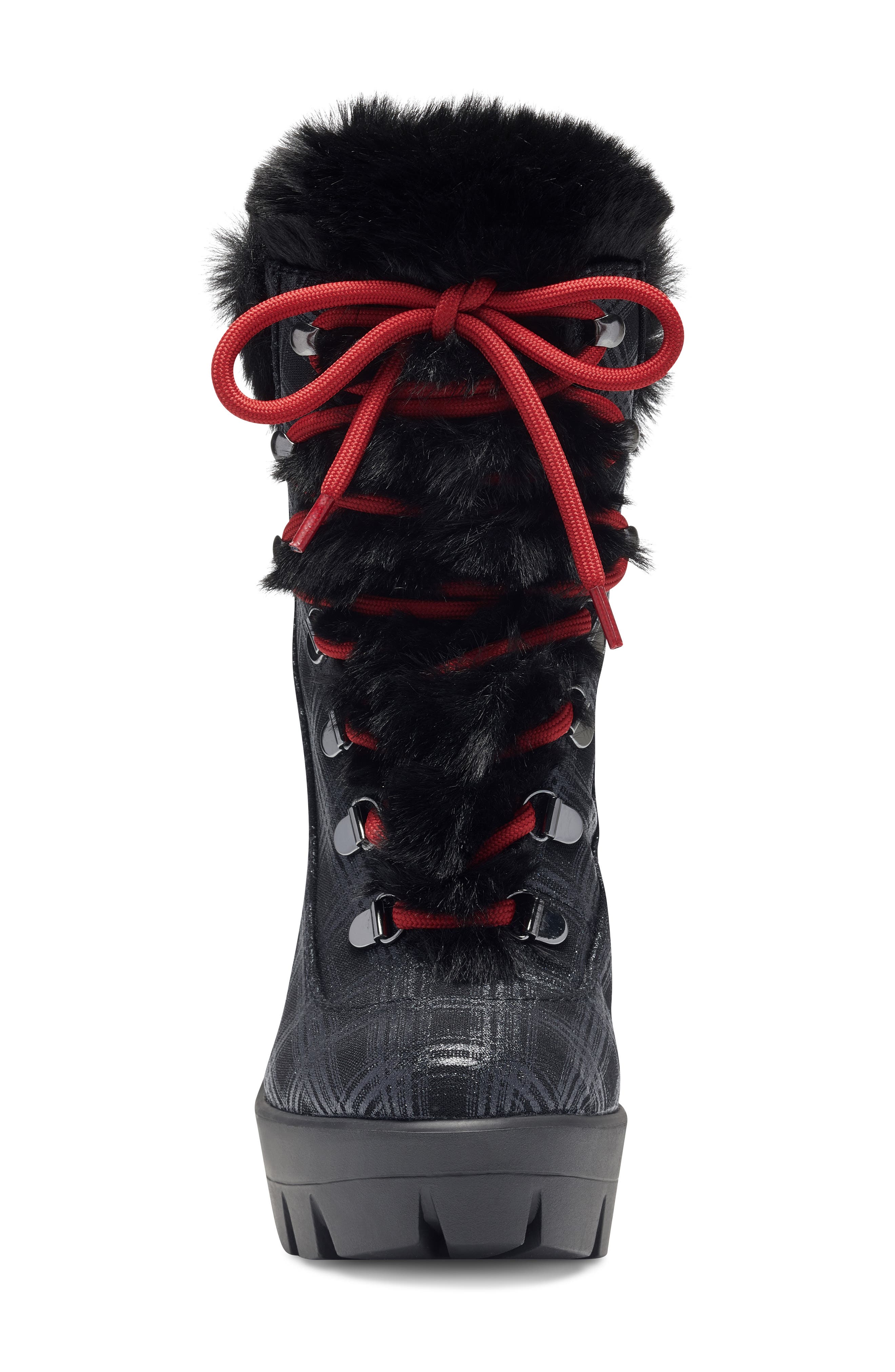 Mikah Bootie, Alternate, color, BLACK FABRIC
