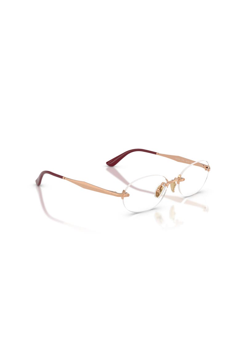 53mm Oval optical glasses, Alternate, color, Pink