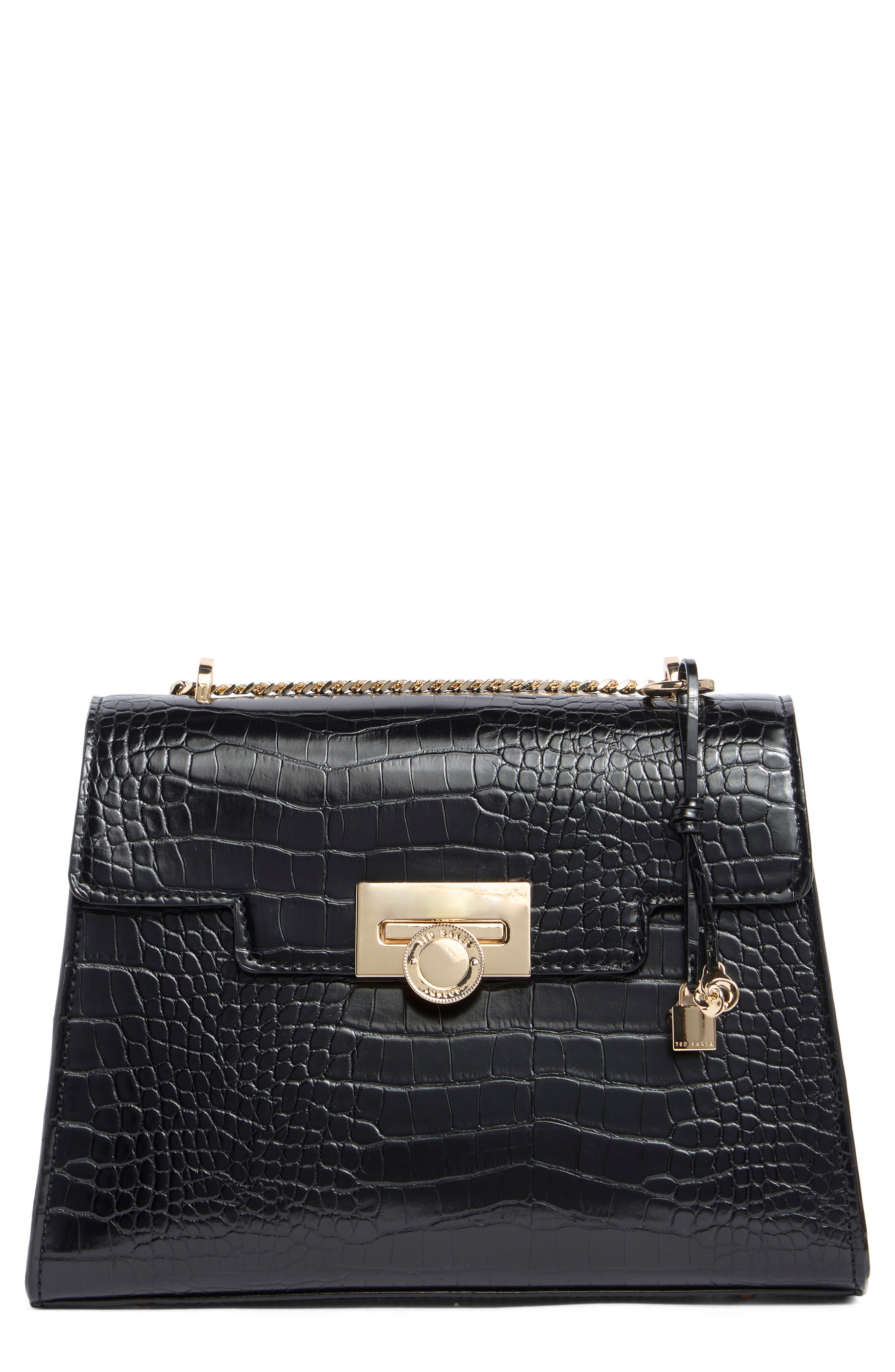 Lou Croc Embossed Crossbody Bag