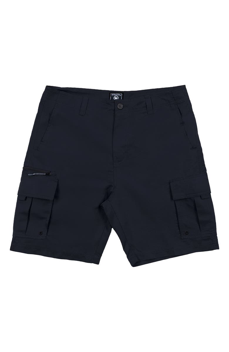 BURNSIDE Cargo Shorts, Alternate, color, Black