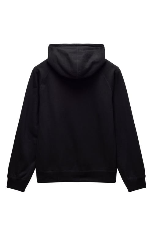 Reigning Champ Midweight Terry Standard Full Zip Hoodie In Black