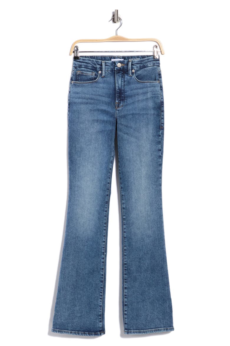 Compression Good Classic Bootcut Jeans, Main, color, INDIGO254