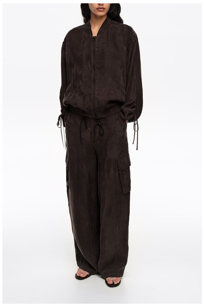Fluid Cargo Trousers, Main, color, WASHED BLACK
