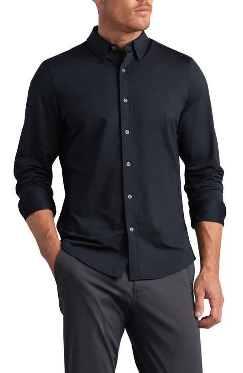 Commuter Slim Fit Button-Up Shirt