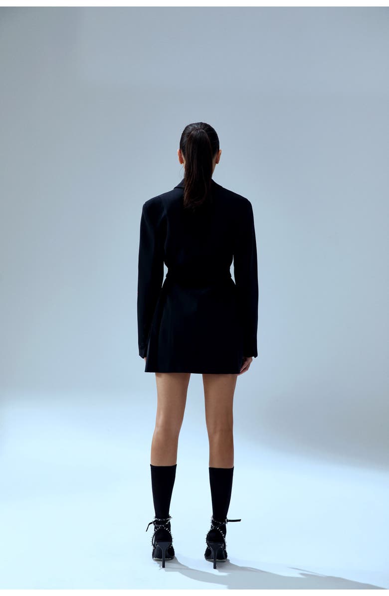 PCFG Wool Blend Your *Itch Jacket Dress, Alternate, color, Black