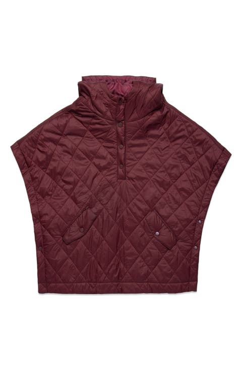 Otis Short Sleeve Puffer Poncho