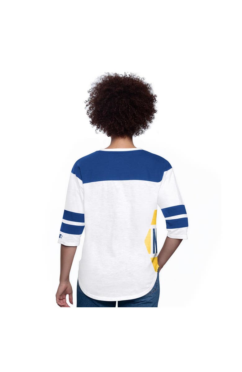 STARTER Women's Starter  White Chase Elliott Grand Slam 3/4-Sleeve T-Shirt, Alternate, color, White