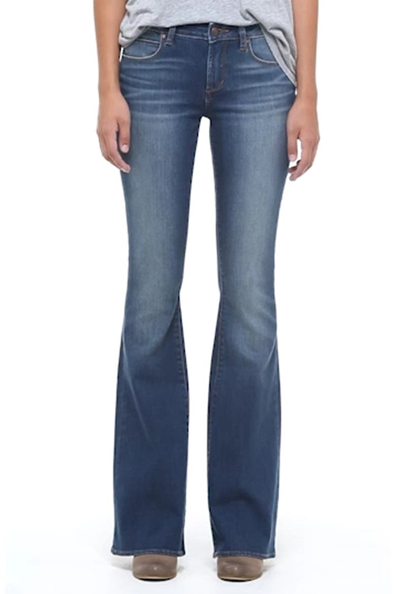 'Faith' Flare Jeans, Alternate, color, BOSTON