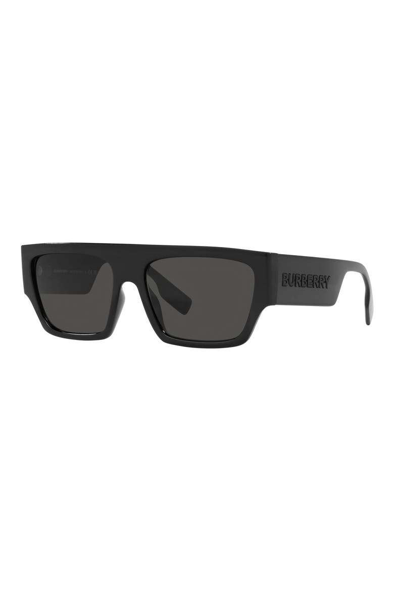 Micah 58mm Square Sunglasses, Alternate, color, BLACK