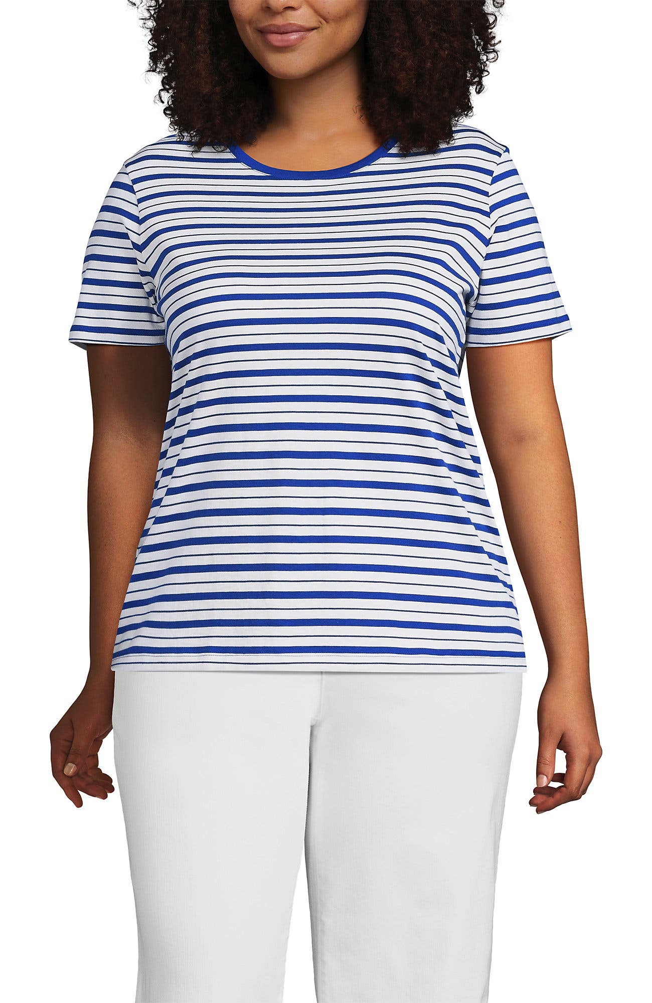 Ivory/Vibrant Lapis Stripe