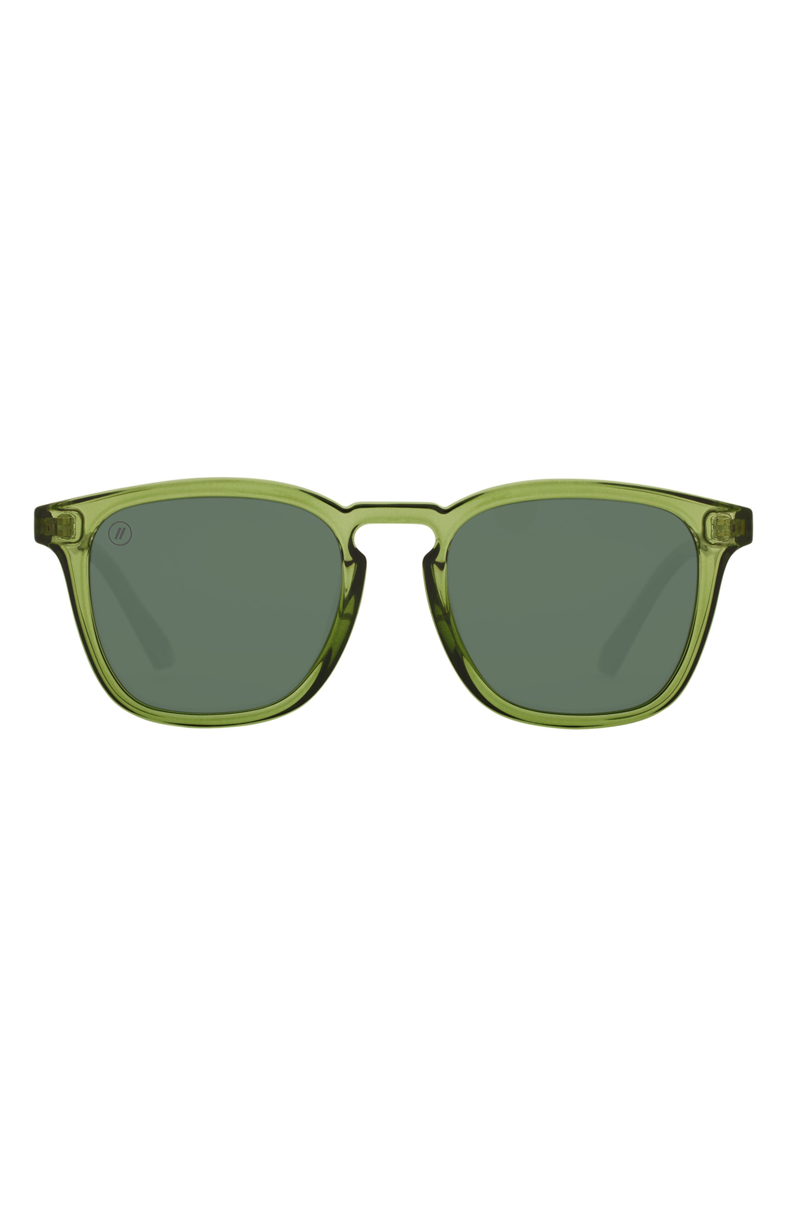Blenders Eyewear Sydney 49mm Polarized Rectangular Sunglasses In Green