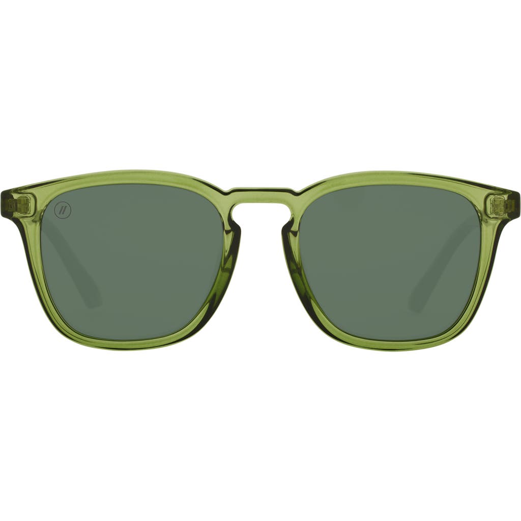 Blenders Eyewear Sydney 49mm Polarized Rectangular Sunglasses In Green