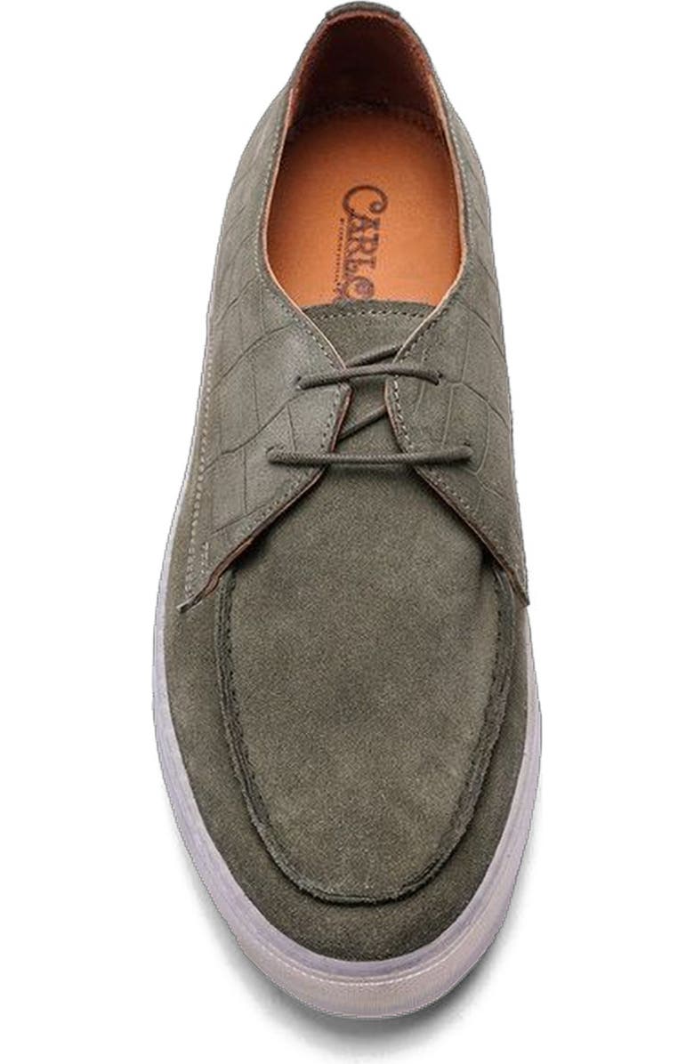 CARLOS SANTANA Echo Moc Shoe, Alternate, color, Birch Green Suede