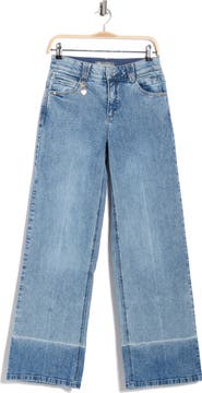 Democracy Cuffed Wide Leg Jeans