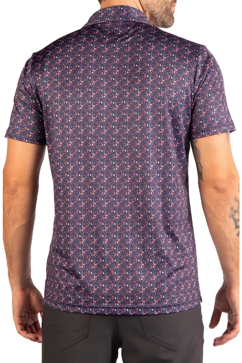 Holiday Hole in One Performance Polo, Alternate, color, NAVY