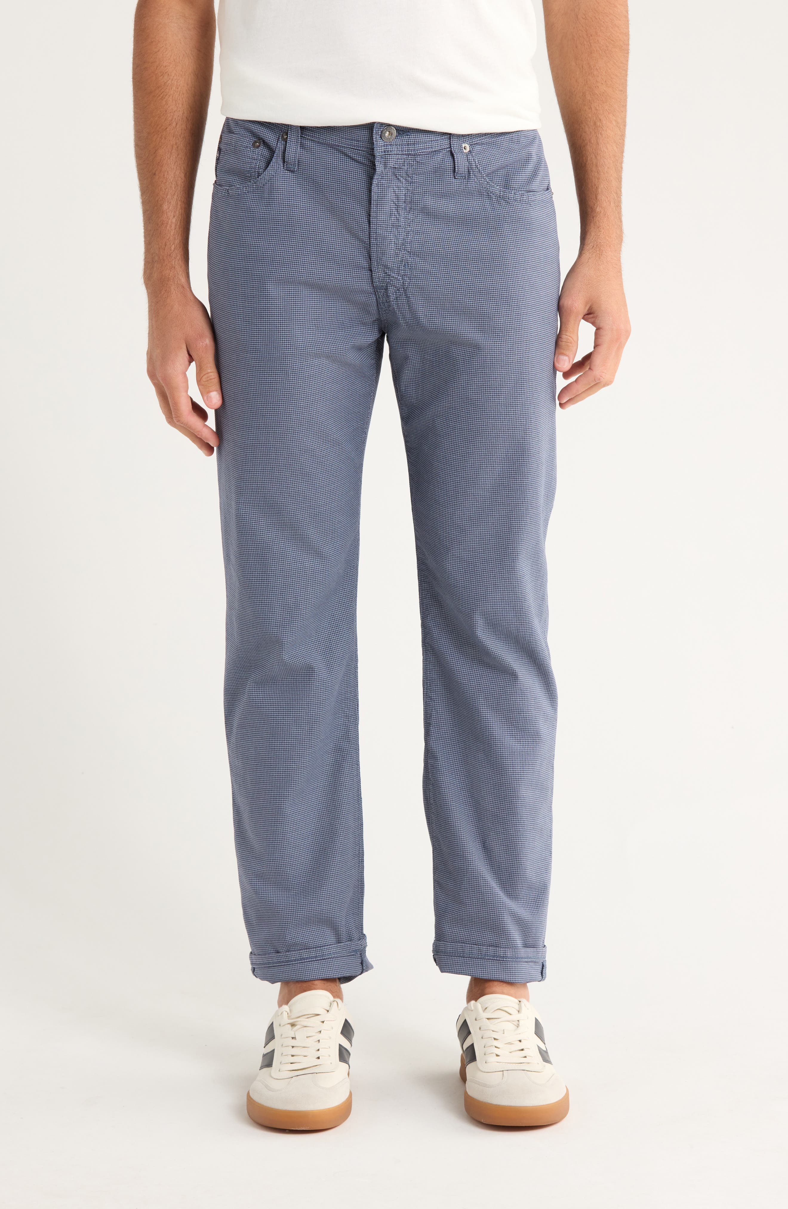 AG Everett Microcheck Slim Fit Pants
