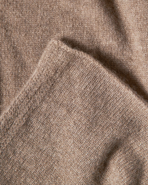 Monticelli Cashmere Pure Cashmere Maxi Wide Scarf In Brown