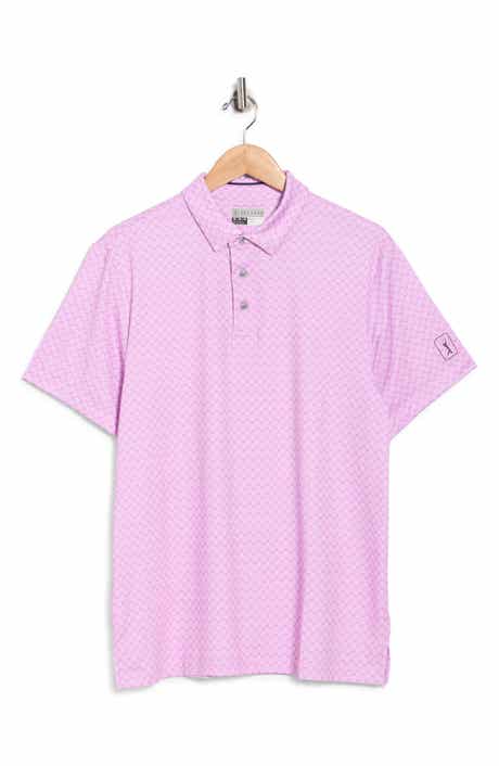 PGA TOUR Cocktail Geo Print Performance Polo