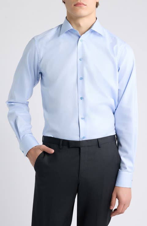 Contemporary Geo Texture Dress Shirt