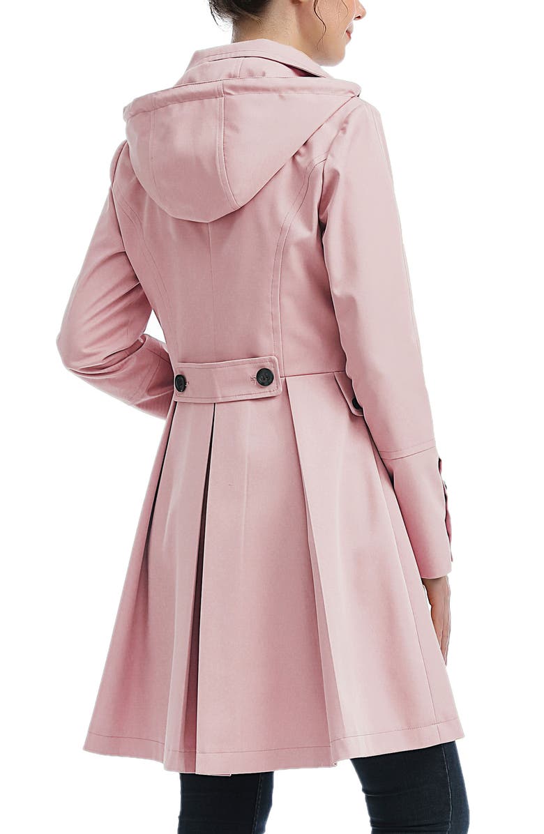 Kimi & Kai Women's Adele Hooded Trench Coat, Alternate, color, Blush