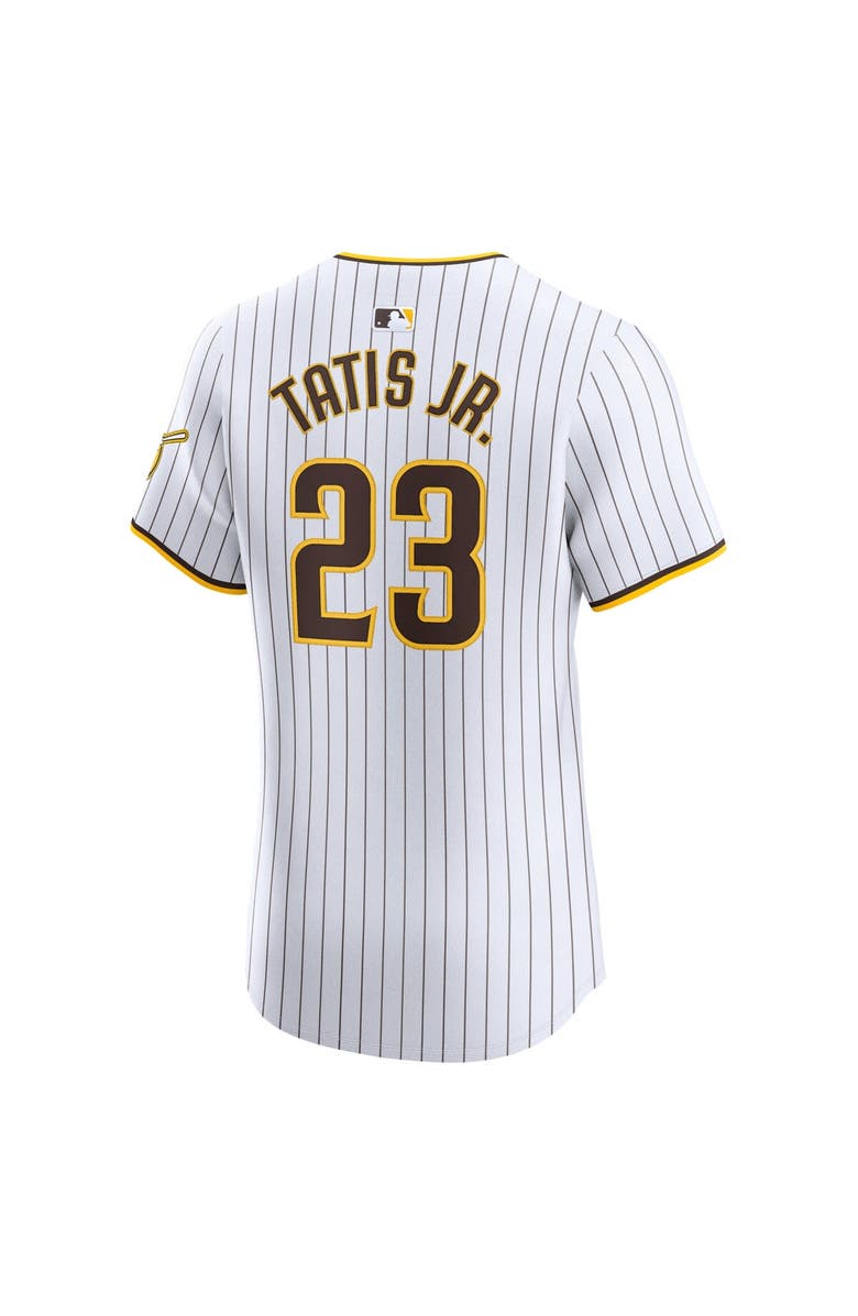 Nike Men's Nike Fernando Tatis Jr. White San Diego Padres Home Elite Jersey, Alternate, color, White