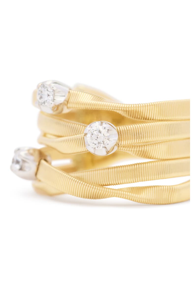 Marrakech Diamond Stack Coil Ring, Alternate, color, 18K YELLOW/WHITE GOLD