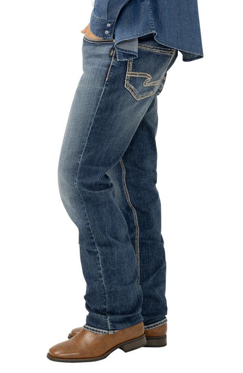 Silver Jeans Co. Zac Relaxed Fit Straight Leg Jeans In Blue