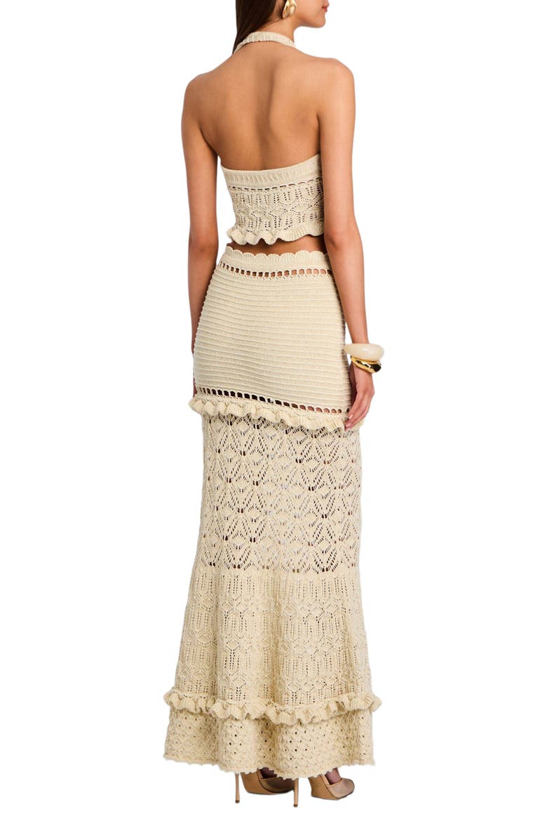 Retrofête Magdalena Crochet Skirt, Alternate, color, 