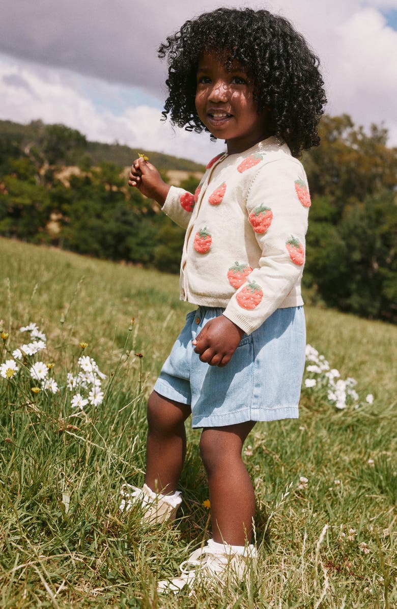 NEXT Kids' Strawberry Cardigan, Alternate, color, Neutral