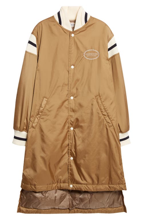 Undercover Varsity Insulated Coat In Neutral