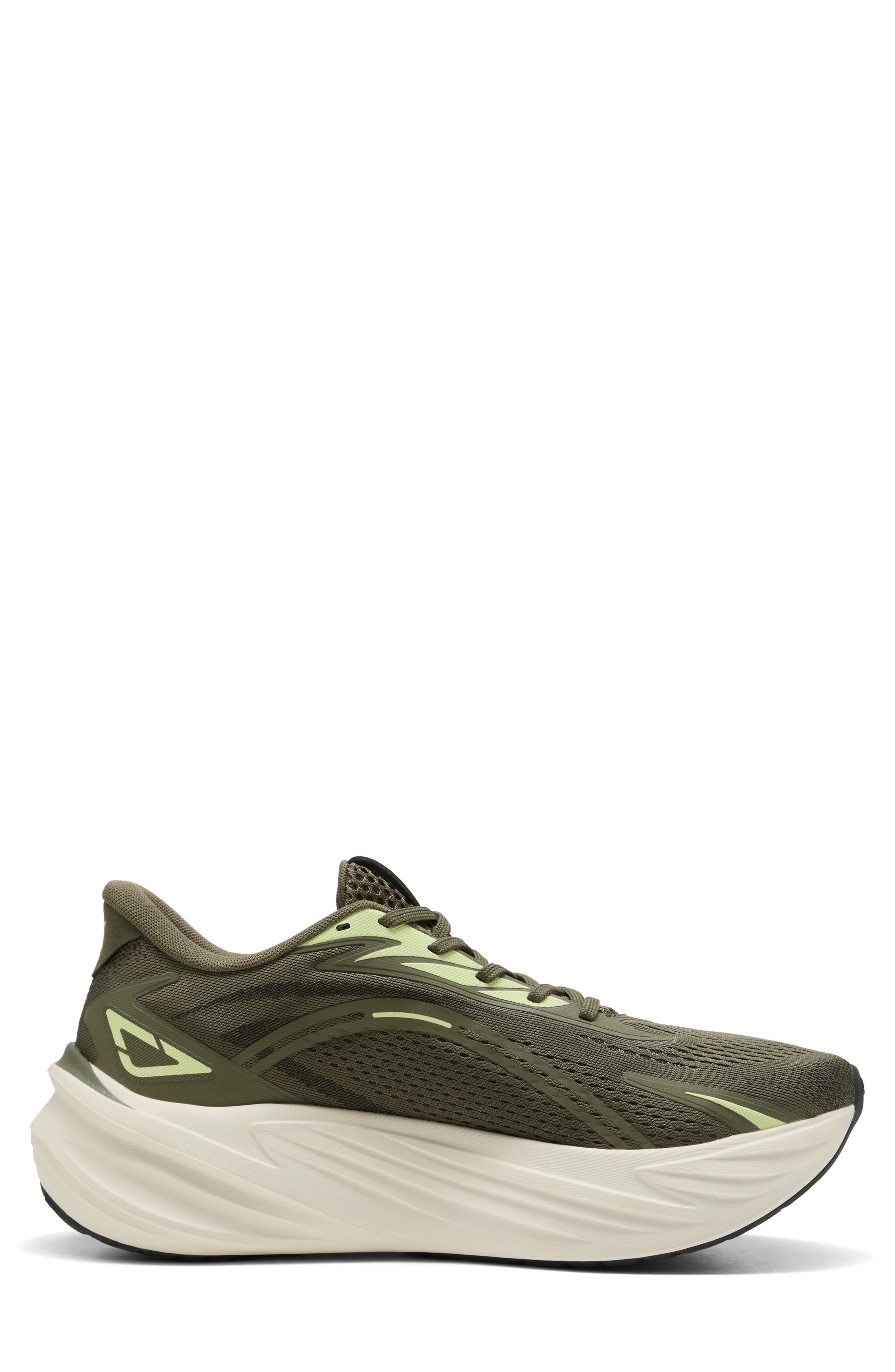 PUMA Maxima Pro Running Sneaker, Alternate, color, Loden Green/ Apple Spritz