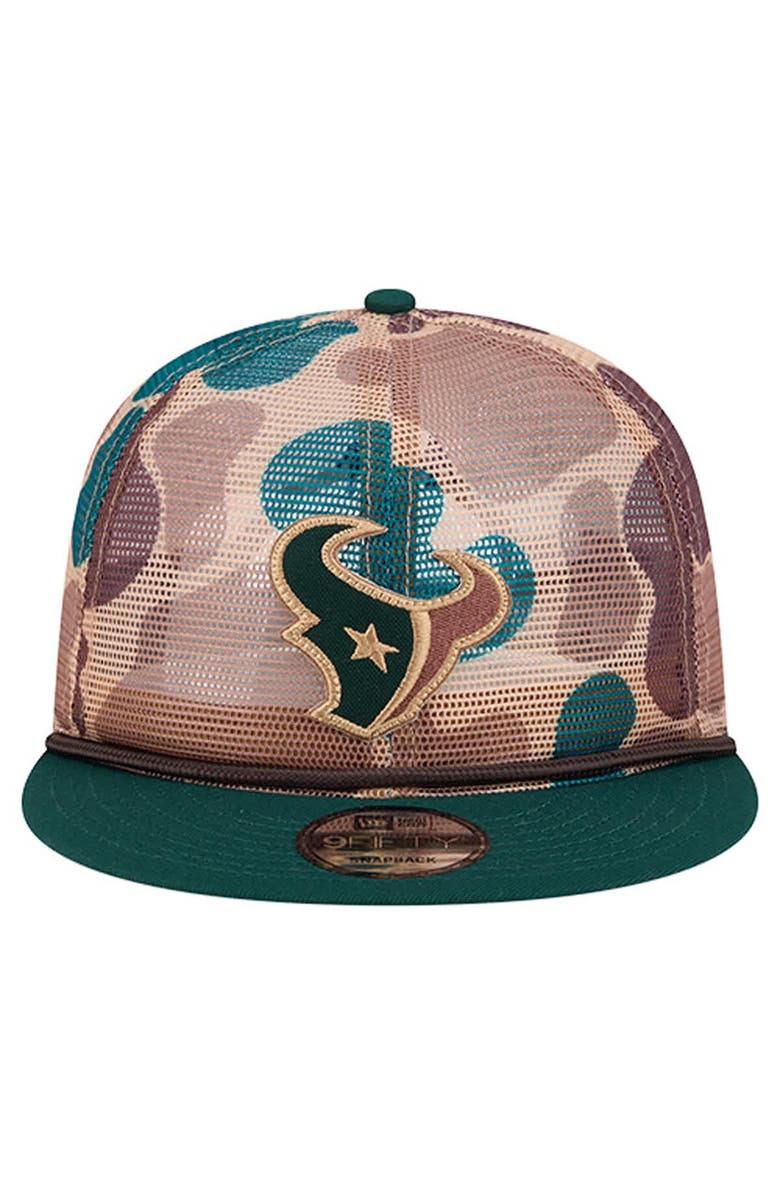 New Era Men's New Era Camo Houston Texans Duck Camo 9FIFTY Snapback Hat, Alternate, color, Camo