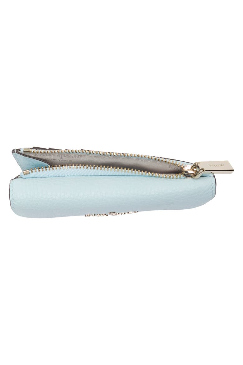 small flap card wallet, Alternate, color, CRISP SKY
