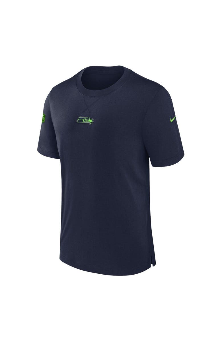 Nike Men's Nike College Navy Seattle Seahawks 2023 Sideline Performance T-Shirt, Alternate, color, Navy