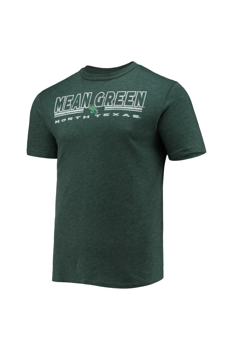 Men's Concepts Sport Heathered Charcoal/Kelly Green North Texas Mean Green Meter T-Shirt & Pants Sleep Set, Alternate, color, Heather Charcoal
