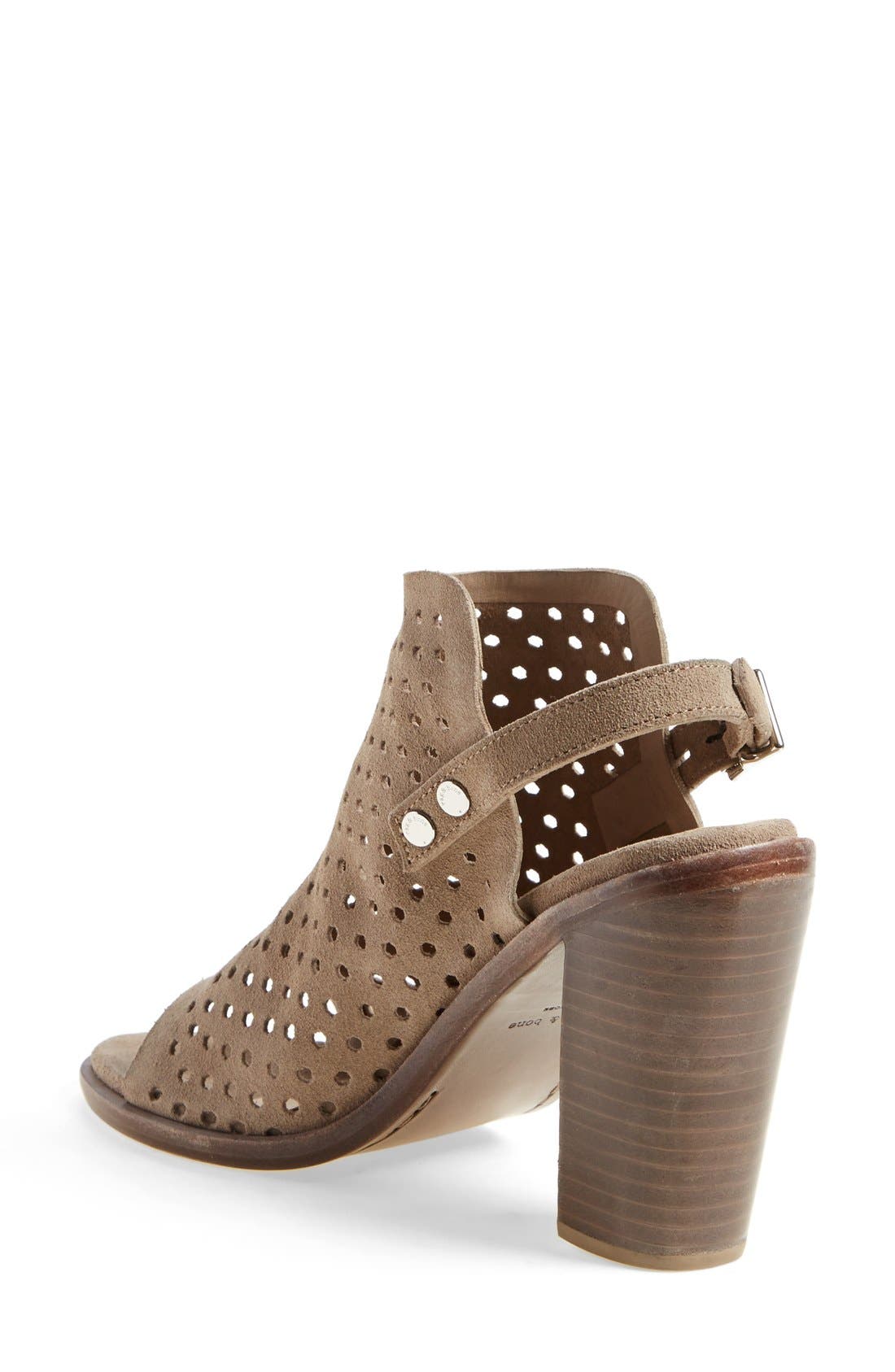 rag & bone 'Wyatt' Perforated Sandal, Alternate, color, 