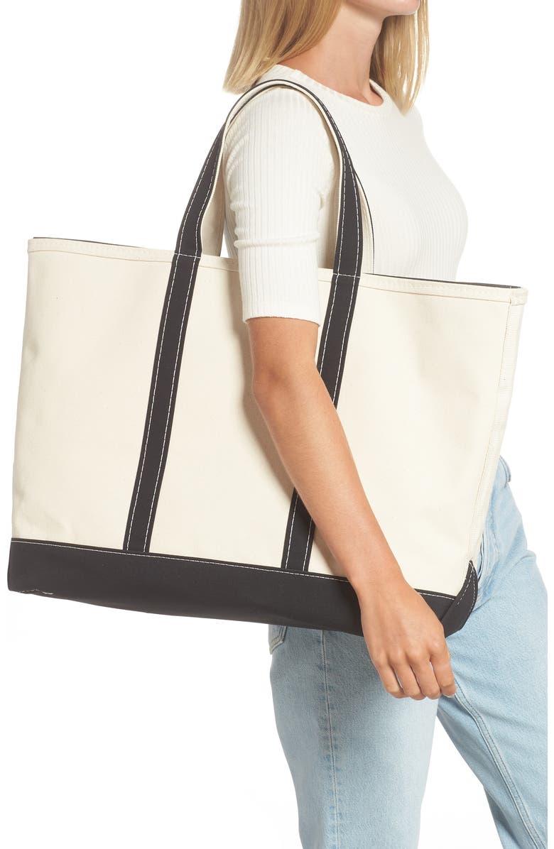 L.L.Bean Zip Top Boat & Tote Bag, Alternate, color,