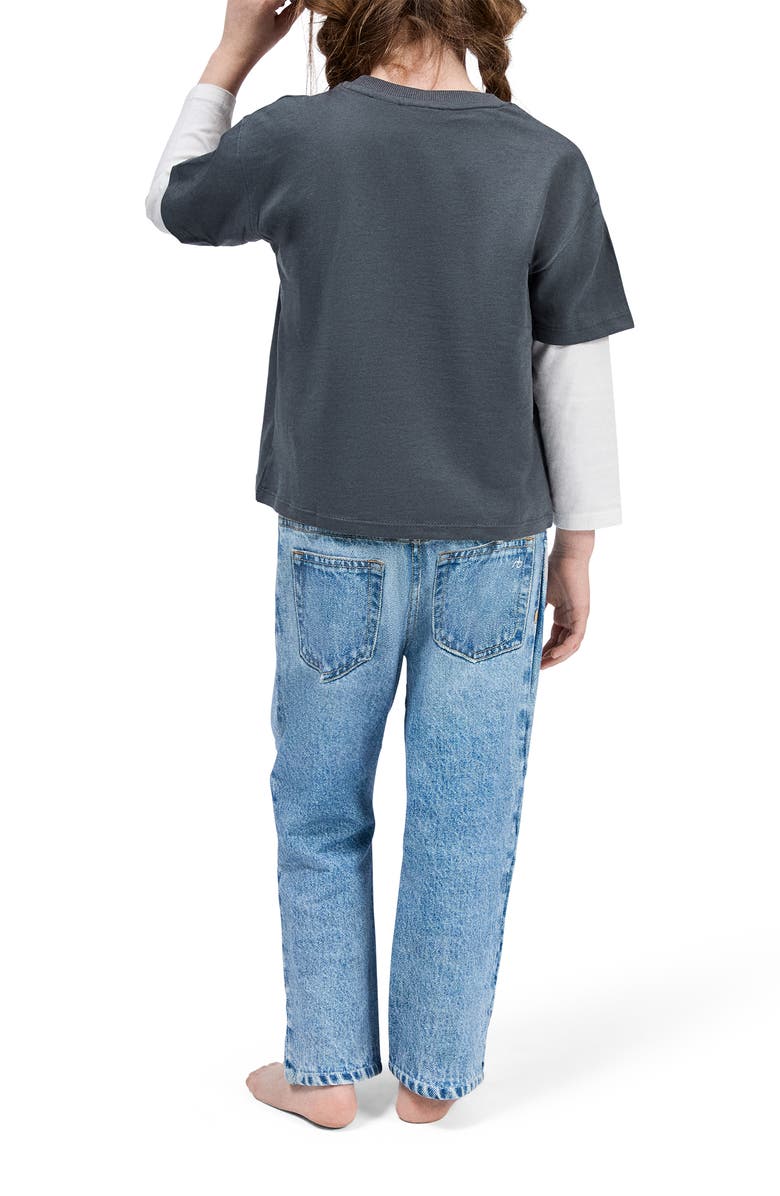 rag & bone Kids' Mini Miramar Wide Leg Pants, Alternate, color, Valen