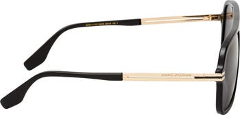 56mm Aviator Sunglasses