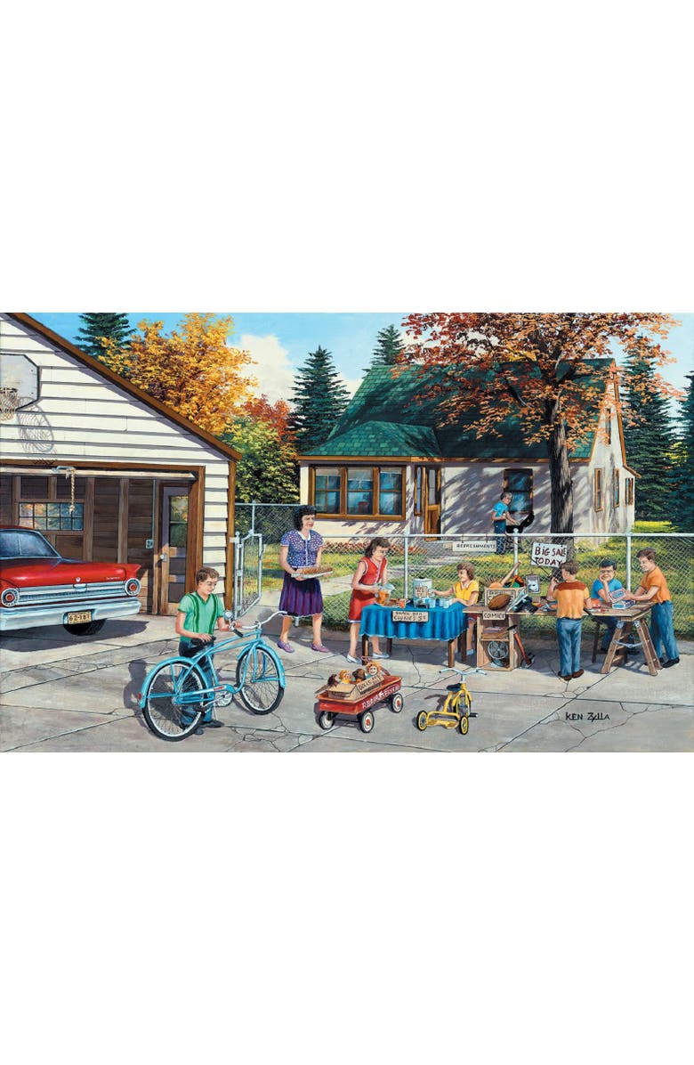 Sunsout Backyard Sale 550 piece Jigsaw Puzzle for Adults, Alternate, color, Multicolor
