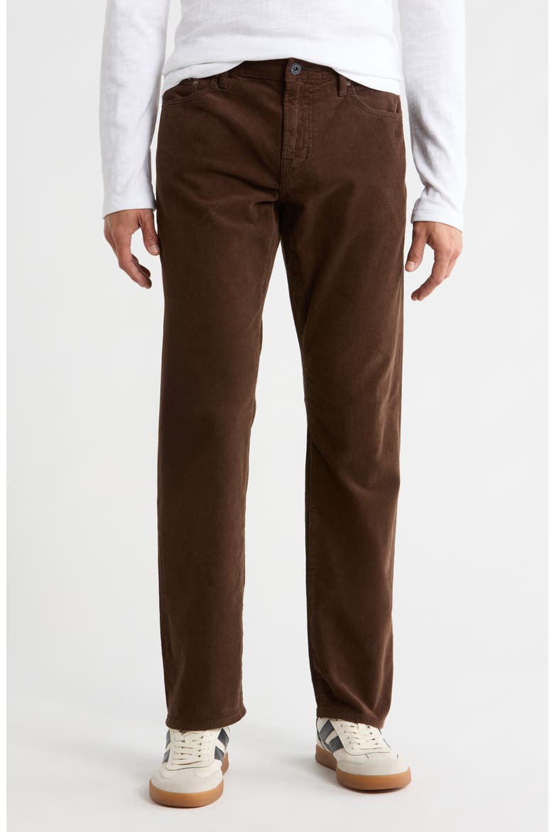 The Graduate Tailored Leg Jeans, Main, color, EARTH BROWN