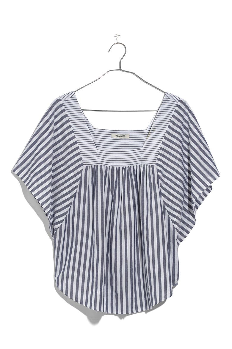 Stripe Butterfly Top, Alternate, color, RETRO INDIGO