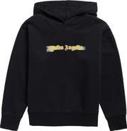 Palm Angels Kids' Blurred Logo Graphic Hoodie