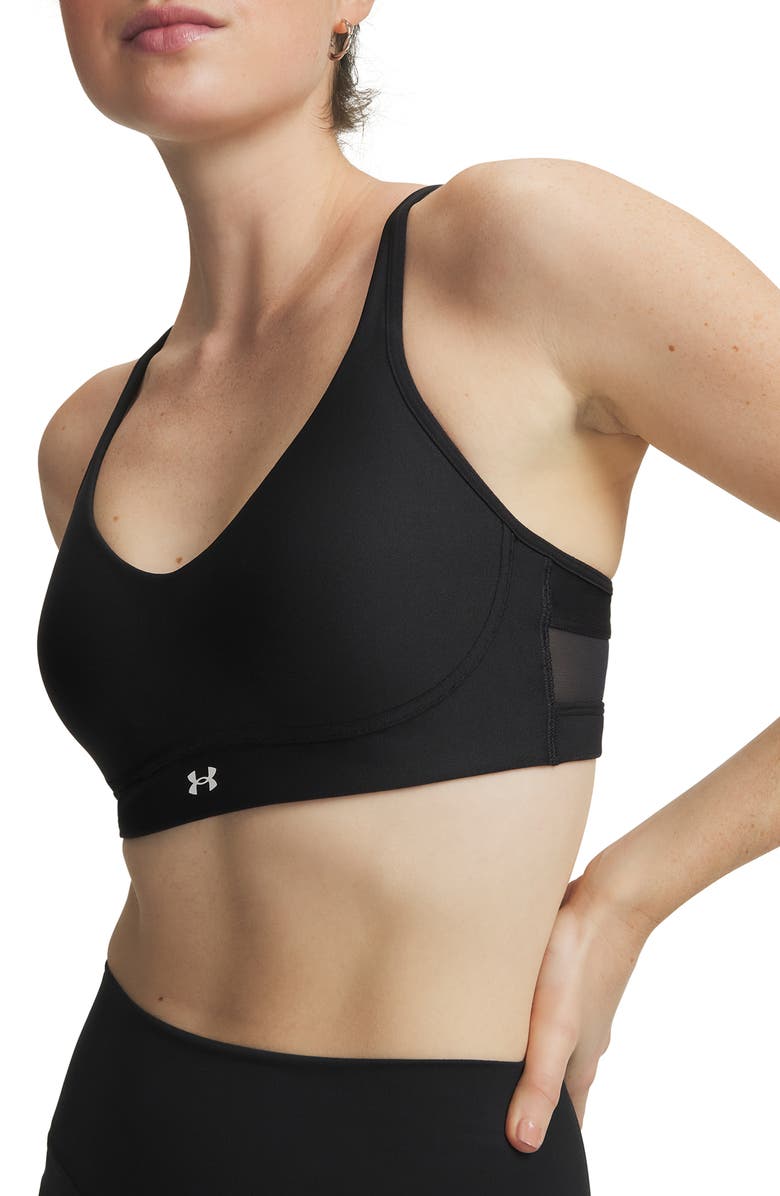 Under Armour Infinity Low 2.0 Sports Bra, Main, color, Black / / White