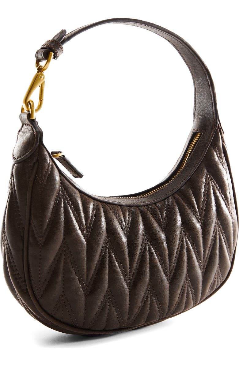 MANGO Quilted Faux Leather Convertible Shoulder Bag, Main, color,