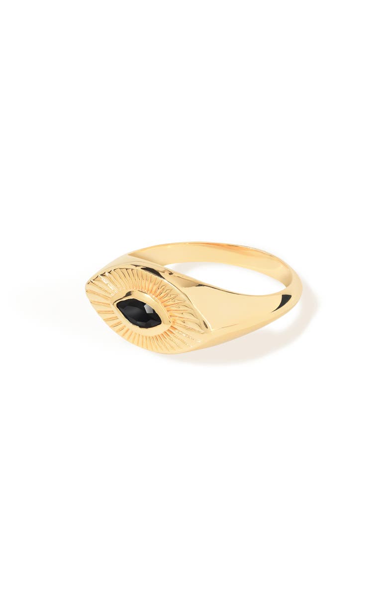 YS GEMS Black Spinel Statement Ring, Alternate, color, Black