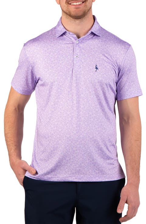 Floral Performance Polo